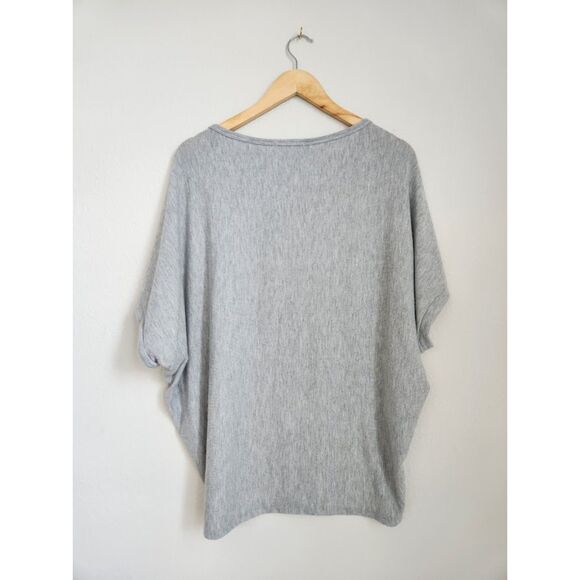 Michael Stars Ellie Elbow Sleeve Top in Gray | Size S - Picture 5 of 6
